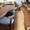 Natural Wood Dining Table Design